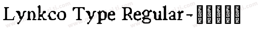 Lynkco Type Regular字体转换